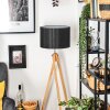Soungou Stehleuchte 38 cm Chrom, Naturfarben, 1-flammig