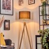 Soungou Stehleuchte 38 cm Chrom, Naturfarben, 1-flammig
