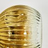 Ripoll Wandleuchte Glas 15 cm Gold, Klar, 3-flammig