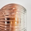 Ripoll Wandleuchte Glas 15 cm Chrom, Gold, Klar, Kupferfarben, Rauchfarben, 3-flammig