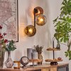 Ripoll Wandleuchte Glas 15 cm Chrom, Gold, Klar, Kupferfarben, Rauchfarben, 3-flammig