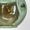 Ripoll Stehleuchte Glas 20 cm Schwarz, 1-flammig