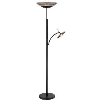 Globo Sophia Deckenfluter LED Schwarz, 2-flammig