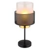Globo Olga Tischleuchte Gold, Schwarz, 1-flammig