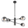 Steinhauer Constellation Pendelleuchte LED Schwarz, 6-flammig