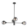 Steinhauer Constellation Pendelleuchte LED Schwarz, 6-flammig
