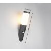 Trio Trioto Wandleuchte Schwarz, 1-flammig, Bewegungsmelder