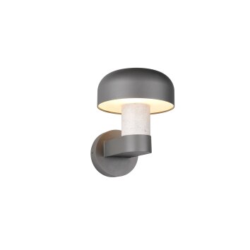 Trio FRASER Wandleuchte Steinoptik, 1-flammig