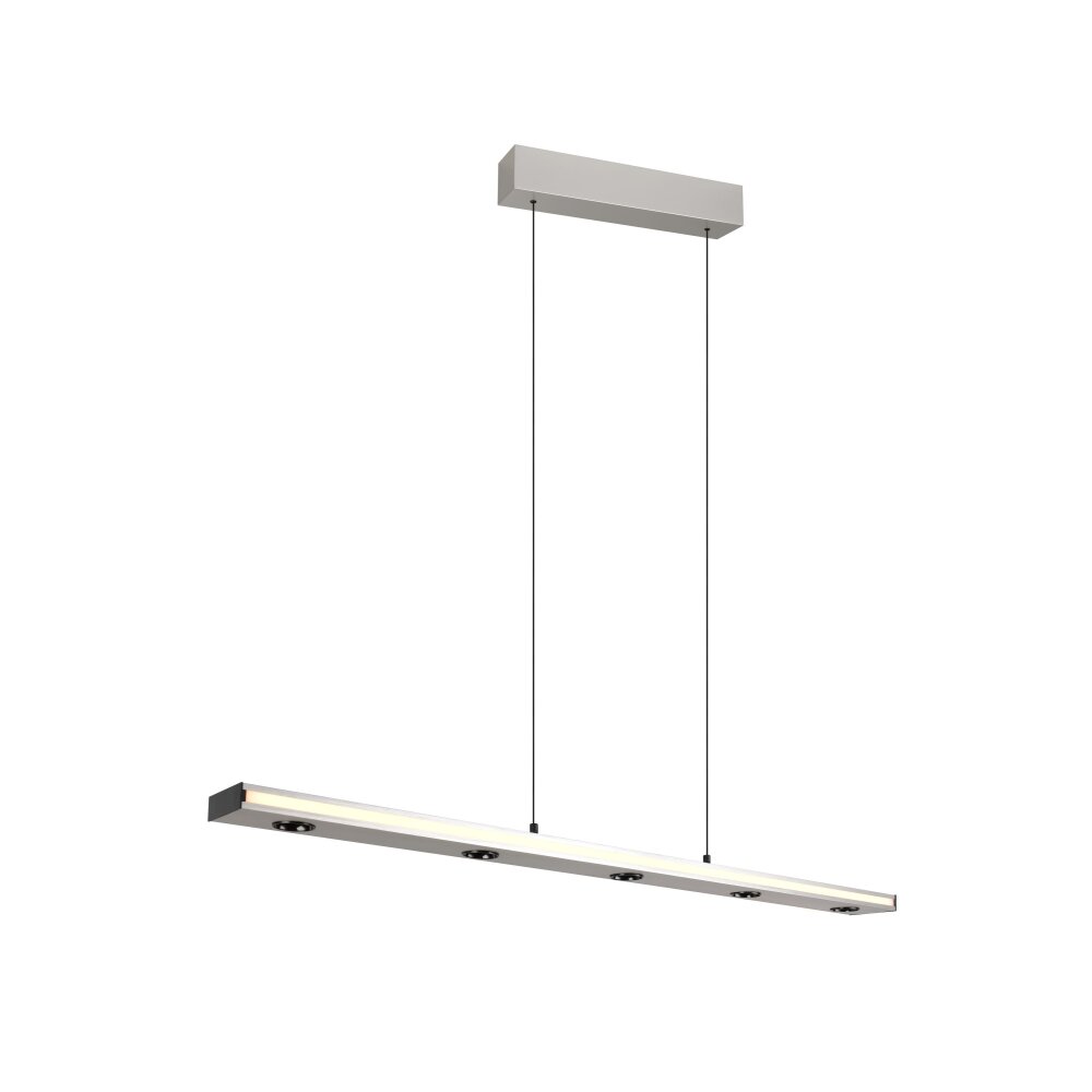 Trio Graham Pendelleuchte LED Nickel-Matt, 8-flammig main product photo