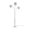 Trio Paxton Stehlampe Chrom, 3-flammig