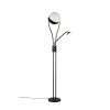 Trio Chris Stehlampe LED Schwarz, 2-flammig