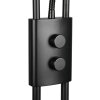 Trio Chris Stehlampe LED Schwarz, 2-flammig