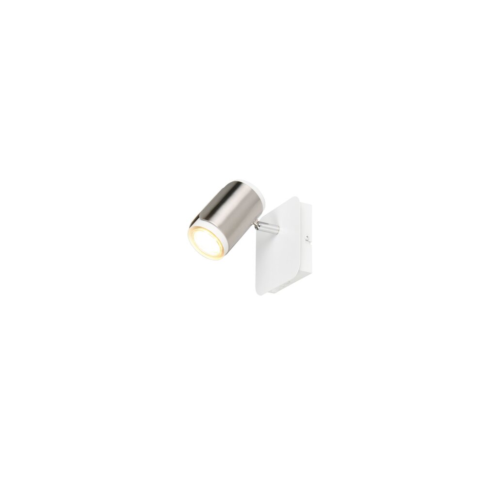 Trio Gillan Wand- und Deckenspot Nickel-Matt, 1-flammig main product photo