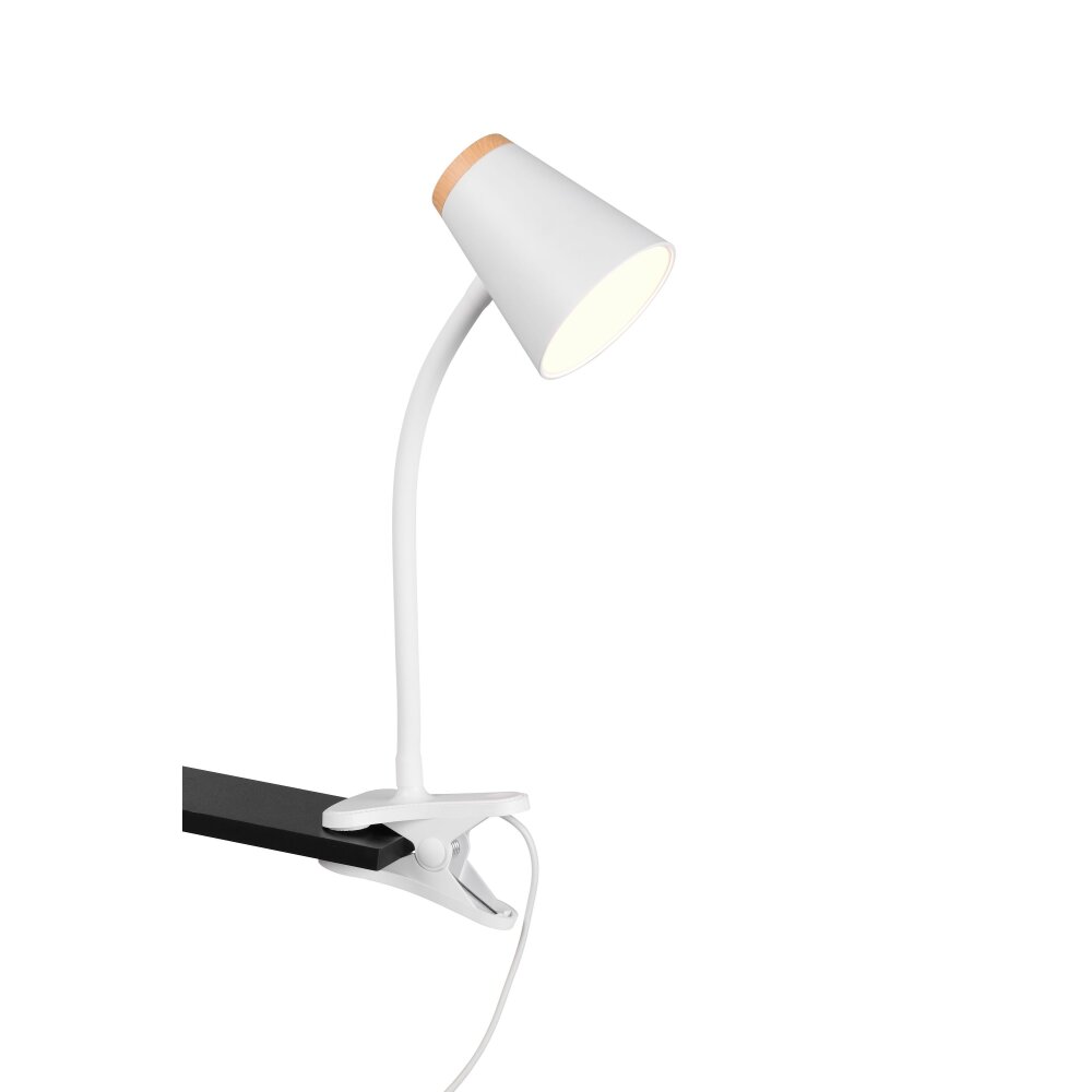 Reality Pongo Klemmleuchte LED Weiß, 1-flammig main product photo
