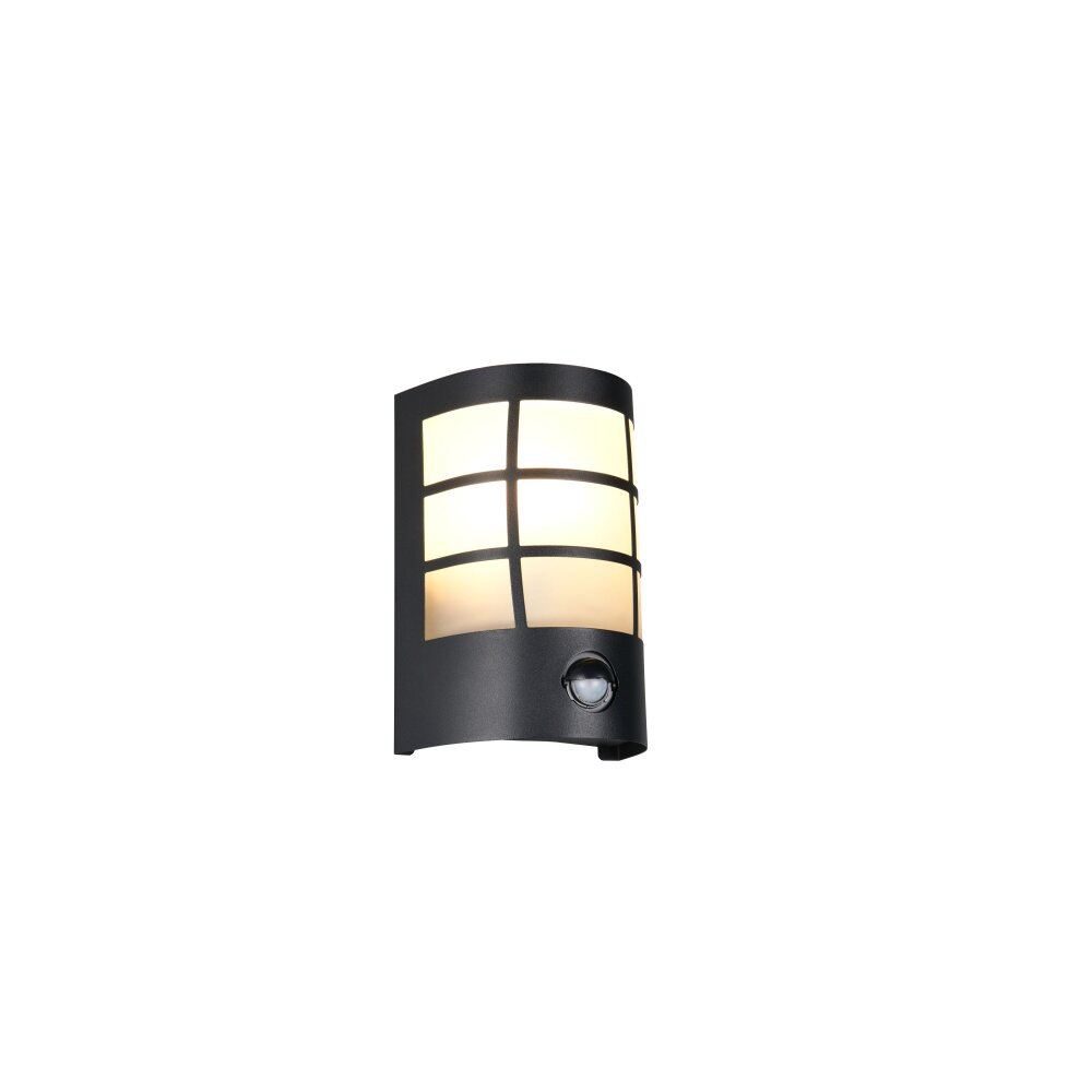 Reality SINTRA Wandleuchte Schwarz, 1-flammig, Bewegungsmelder main product photo