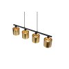 Reality Jason Pendelleuchte Gold, 4-flammig