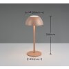 Reality Ricardo Tischleuchte LED Braun, 1-flammig