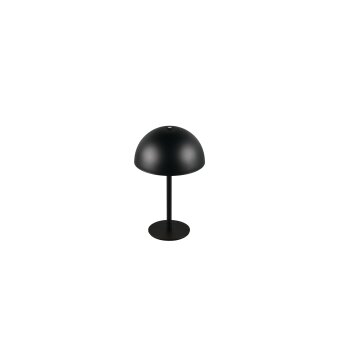 Pilzlampe Reality Munoz Tischleuchte LED Schwarz, 1-flammig