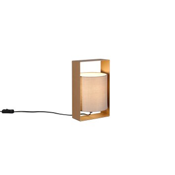 Reality Pail Tischleuchte Braun, 1-flammig