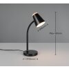 Reality Pongo Tischleuchte LED Schwarz, 1-flammig