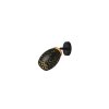 Reality Bidar Wand- und Deckenspot Schwarz-Gold, 1-flammig