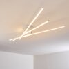 Tornio Deckenleuchte LED Nickel-Matt, Weiß, 3-flammig