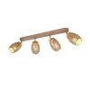 Reality Bidar Deckenspot Braun, 4-flammig