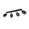 Reality Bidar Deckenspot Schwarz-Gold, 4-flammig