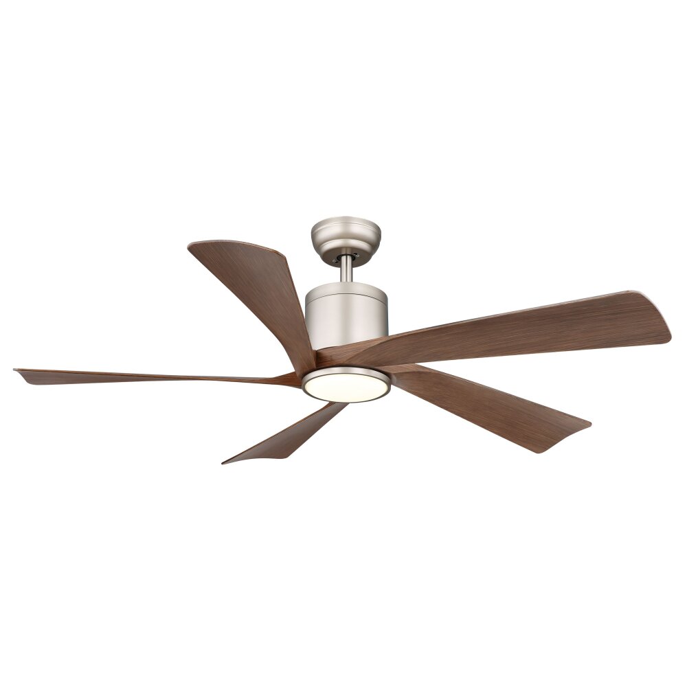 Globo Modesto Deckenventilator LED Grau, 1-flammig, Fernbedienung main product photo