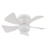 Globo Hines Deckenventilator LED Weiß, 1-flammig, Fernbedienung