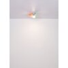 Globo Hines Deckenventilator LED Weiß, 1-flammig, Fernbedienung