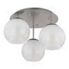 Globo Barry Deckenleuchte Chrom, Nickel-Matt, 3-flammig