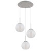 Globo Barry Hängeleuchte Chrom, Nickel-Matt, 3-flammig