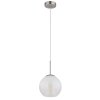 Globo Barry Hängeleuchte Chrom, Nickel-Matt, 1-flammig