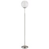 Globo Barry Stehleuchte Chrom, Nickel-Matt, 1-flammig