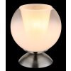 Globo Barry Tischleuchte Chrom, Nickel-Matt, 1-flammig
