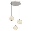 Globo Virina Hängeleuchte LED Chrom, 1-flammig