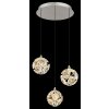 Globo Virina Hängeleuchte LED Chrom, 1-flammig