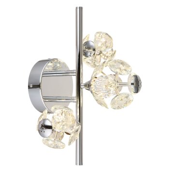 Globo Virina Wandleuchte LED Chrom, 1-flammig