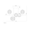 Globo Virina Deckenleuchte LED Gold, 1-flammig