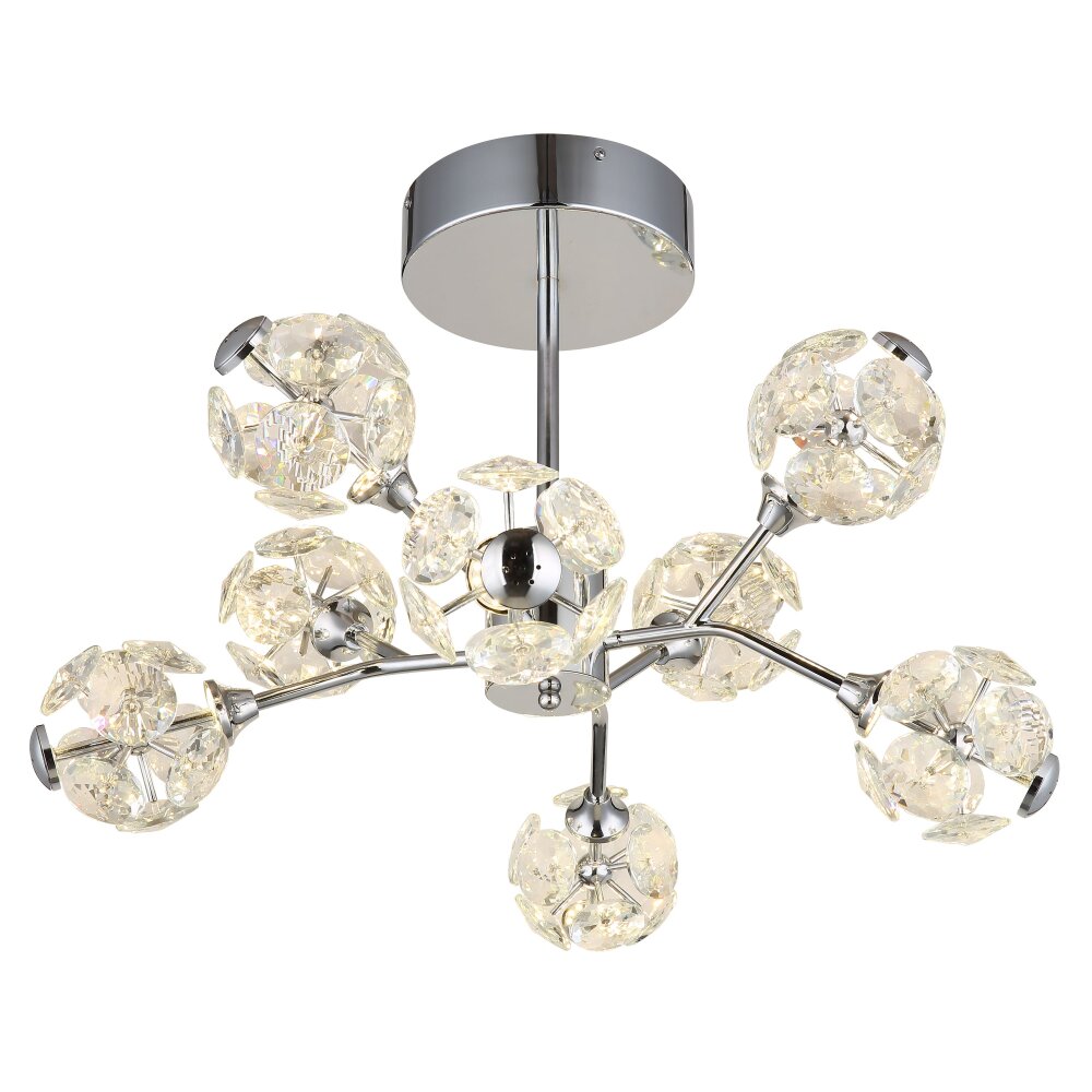 Globo Virina Deckenleuchte LED Chrom, 1-flammig main product photo