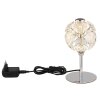 Globo Virina Tischleuchte LED Chrom, 1-flammig