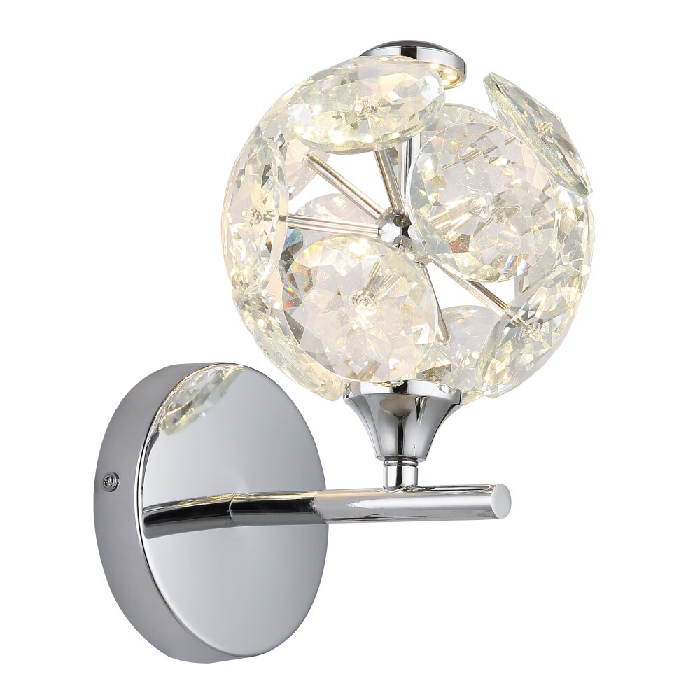Globo Virina Wandleuchte LED Chrom, 1-flammig main product photo