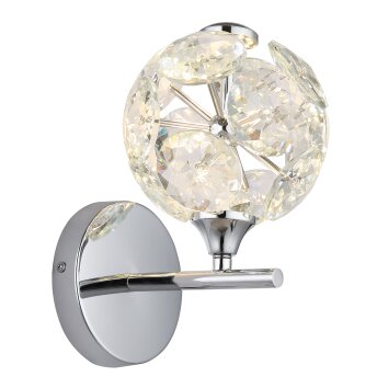 Globo Virina Wandleuchte LED Chrom, 1-flammig