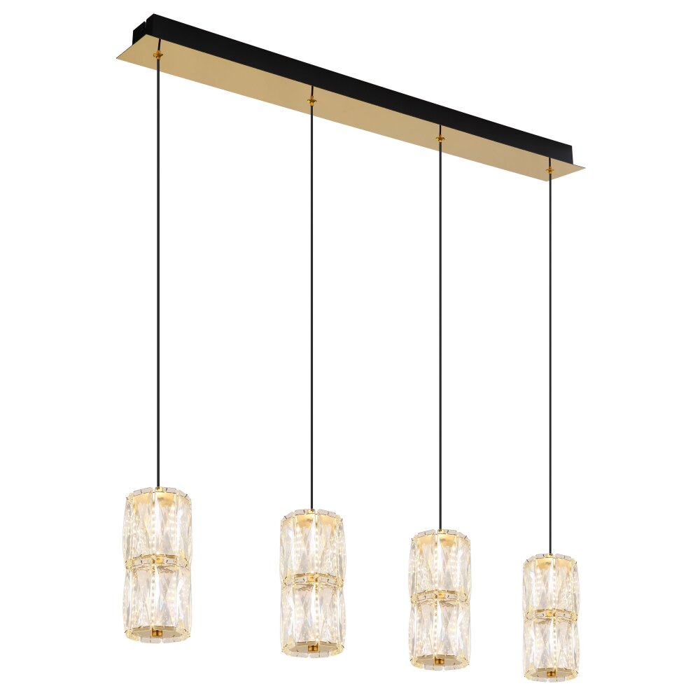 Globo Stefanie Hängeleuchte LED Gold, Schwarz, 1-flammig main product photo