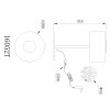 Globo Trenton Tischleuchte LED Schwarz, 1-flammig