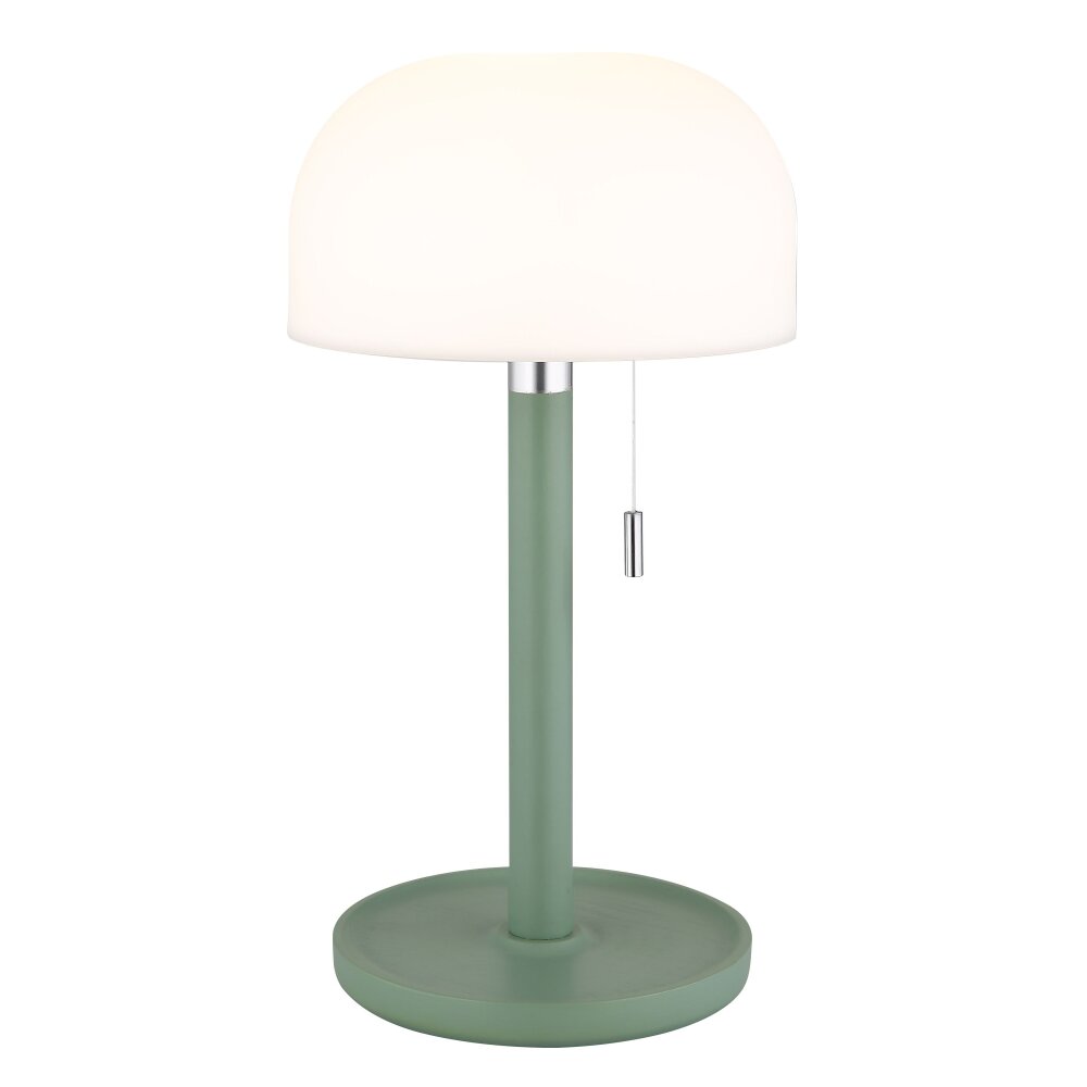 Pilz Look Globo Norman Tischleuchte LED Grün, 1-flammig main product photo
