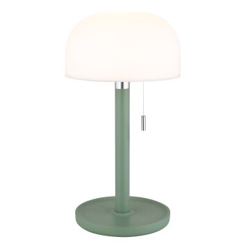 Pilz Look Globo Norman Tischleuchte LED Grün, 1-flammig