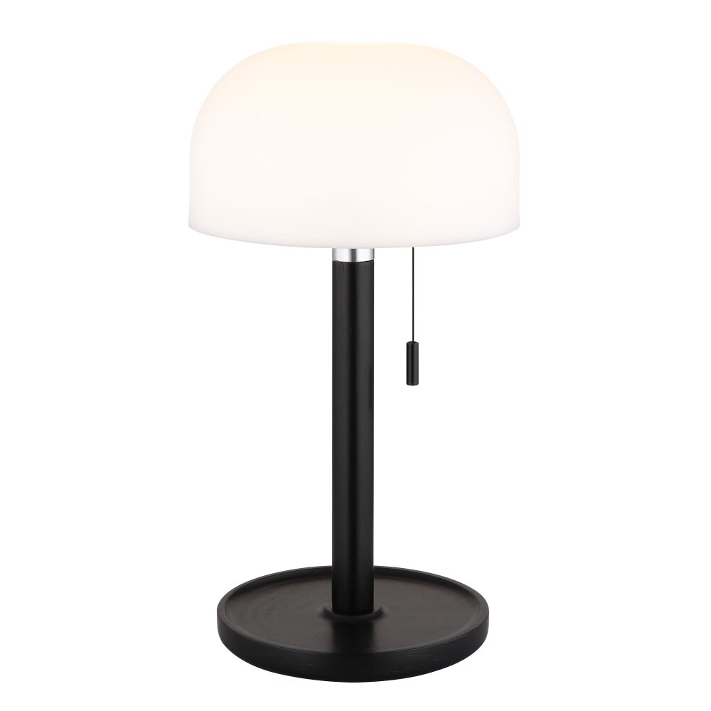 Pilzlampe Globo Norman Tischleuchte LED Schwarz, 1-flammig main product photo