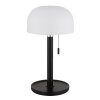 Pilzlampe Globo Norman Tischleuchte LED Schwarz, 1-flammig
